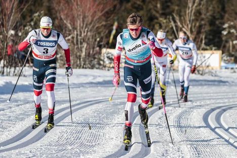 NordicFocus 20.01.2018, Planica, Slovenia (SLO):Emil Iversen (NOR), Johannes Hoesflot Klaebo (NOR), (l-r) - FIS world cup cross-country, individual sprint, Planica (SLO). www.nordicfocus.com. © Modica/NordicFocus. Every downloaded picture is fee-liable.