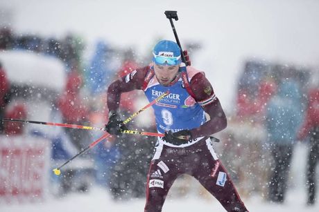 NordicFocus 09.12.2017, Hochfilzen, Austria (AUT):Anton Shipulin (RUS) - IBU world cup biathlon, pursuit men, Hochfilzen (AUT). www.nordicfocus.com. © Manzoni/NordicFocus. Every downloaded picture is fee-liable.