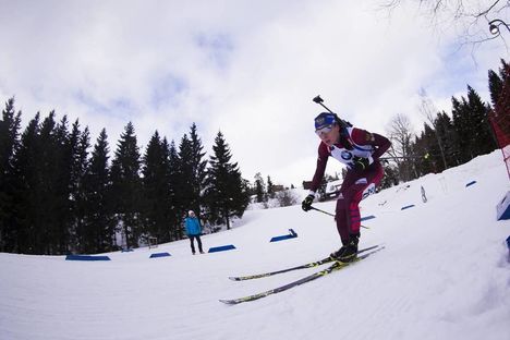 NordicFocus 15.03.2018, Oslo, Norway (NOR):Uliana Kaisheva (RUS) - IBU world cup biathlon, sprint women, Oslo (NOR). www.nordicfocus.com. © Manzoni/NordicFocus. Every downloaded picture is fee-liable.