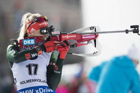 NordicFocus 15.03.2018, Oslo, Norway (NOR):Maren Hammerschmidt (GER) - IBU world cup biathlon, sprint women, Oslo (NOR). www.nordicfocus.com. © Manzoni/NordicFocus. Every downloaded picture is fee-liable.
