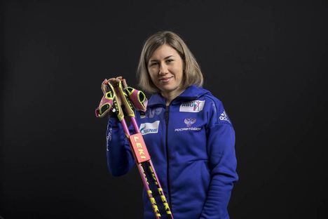 NordicFocus 26.11.2017, Oestersund, Sweden, (SWE):Daria Virolaynen (RUS) - IBU world cup biathlon, photoshooting, Oestersund (SWE). www.nordicfocus.com. © Manzoni/NordicFocus. Every downloaded picture is fee-liable.