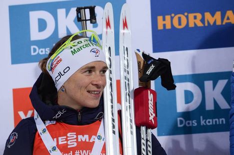 NordicFocus 24.03.2018, Tyumen, Russia (RUS):Anais Bescond (FRA) - IBU world cup biathlon, pursuit women, Tyumen (RUS). www.nordicfocus.com. © Tumashov/NordicFocus. Every downloaded picture is fee-liable.