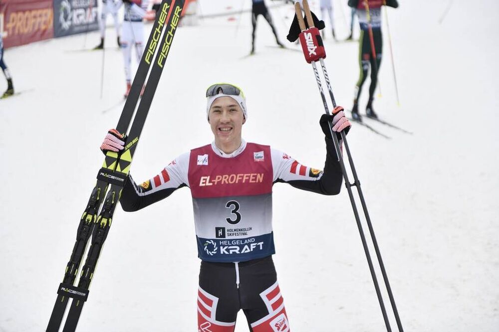 10.03.2018, Oslo, Norway (NOR):Mario Seidl (AUT) - FIS world cup nordic combined, individual gundersen HS134/10km, Oslo (NOR). www.nordicfocus.com. © Thibaut/NordicFocus. Every downloaded picture is fee-liable.