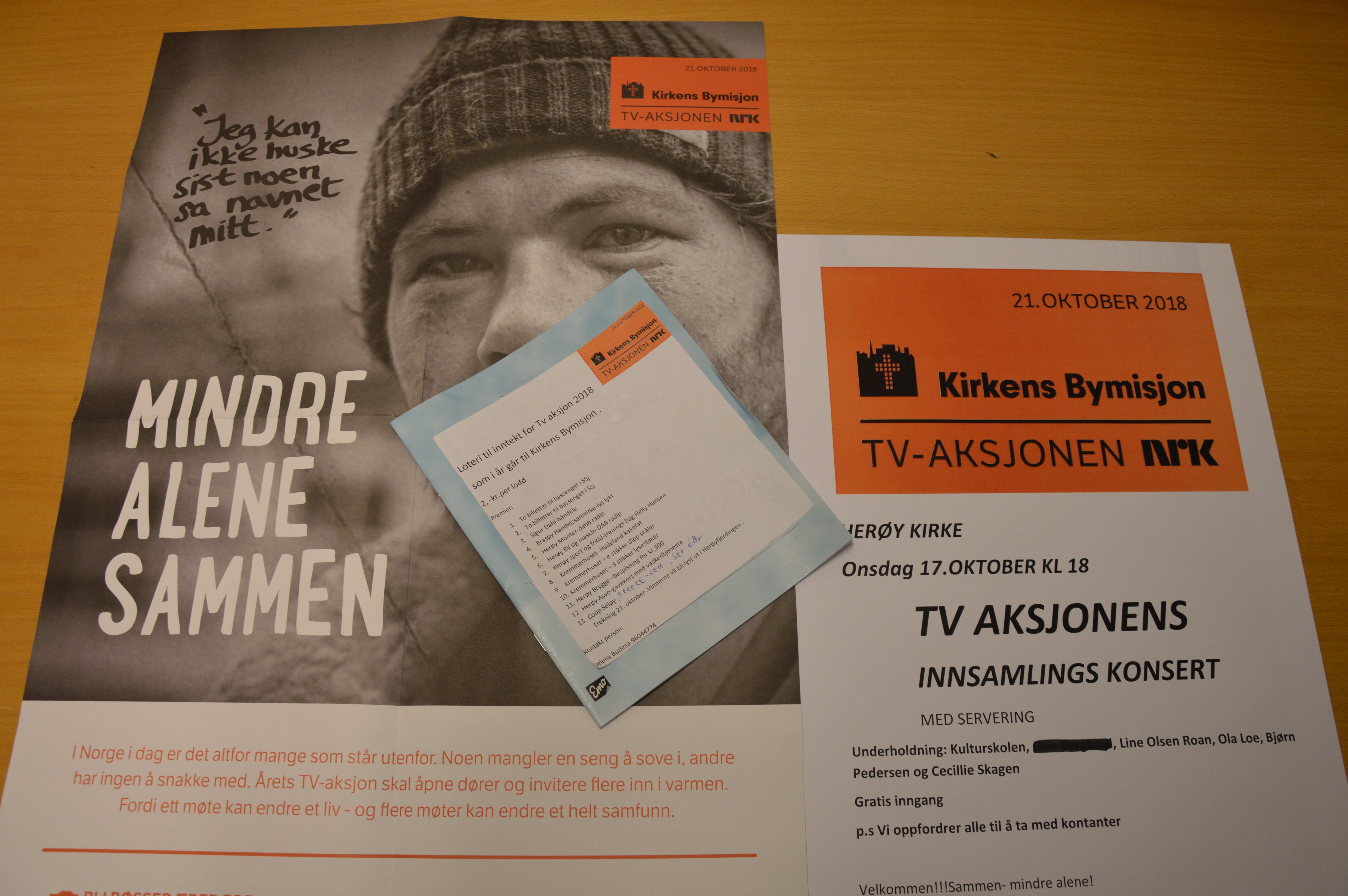 Lotteri i forbindelse med TV-aksjon 2018