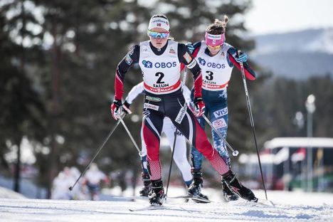 NordicFocus 18.03.2018, Falun Sweden (SWE):Ingvild Flugstad Oestberg (NOR) - FIS world cup cross-country, pursuit women, Falun (SWE). www.nordicfocus.com. © Modica/NordicFocus. Every downloaded picture is fee-liable.