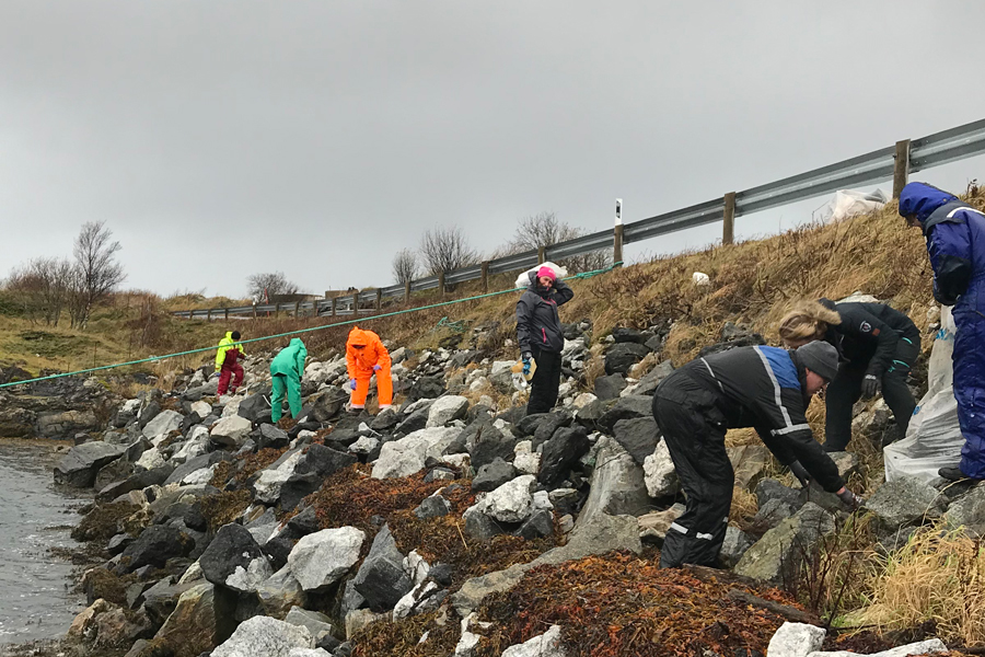 Søppelaksjon av Marine Harvest 2018_Brunsvikfyllinga