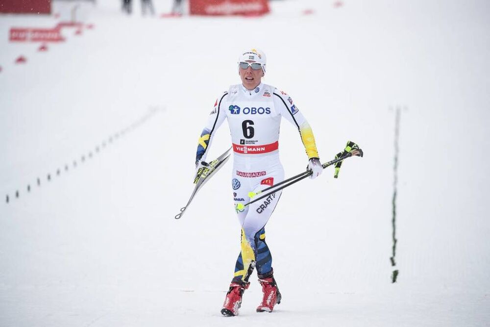 11.03.2018, Oslo, Norway (NOR):Charlotte Kalla (SWE) - FIS world cup cross-country, mass women, Oslo (NOR). www.nordicfocus.com. © Modica/NordicFocus. Every downloaded picture is fee-liable.