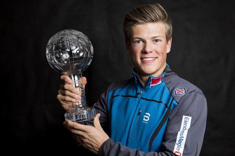 NordicFocus 16.03.2018, Falun Sweden (SWE):Johannes Hoesflot Klaebo (NOR) - FIS world cup cross-country, cups, Falun (SWE). www.nordicfocus.com. © Modica/NordicFocus. Every downloaded picture is fee-liable.