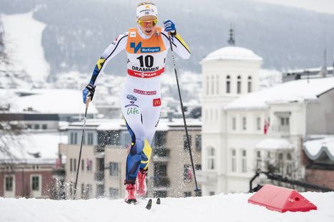 NordicFocus 07.03.2018, Drammen, Norway (NOR):Stina Nilsson (SWE) - FIS world cup cross-country, individual sprint, Drammen (NOR). www.nordicfocus.com. © Modica/NordicFocus. Every downloaded picture is fee-liable.