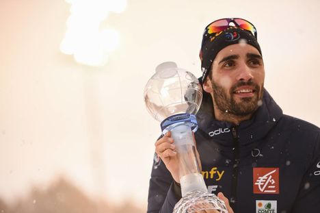 NordicFocus 25.03.2018, Tyumen, Russia (RUS):Martin Fourcade (FRA) - IBU world cup biathlon, cups, Tyumen (RUS). www.nordicfocus.com. © Tumashov/NordicFocus. Every downloaded picture is fee-liable.