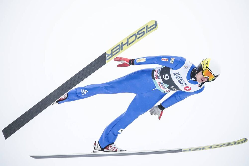 11.03.2018, Oslo, Norway (NOR):Jonathan Learoyd (FRA) - FIS world cup ski jumping, individual HS134, Oslo (NOR). www.nordicfocus.com. © Modica/NordicFocus. Every downloaded picture is fee-liable.