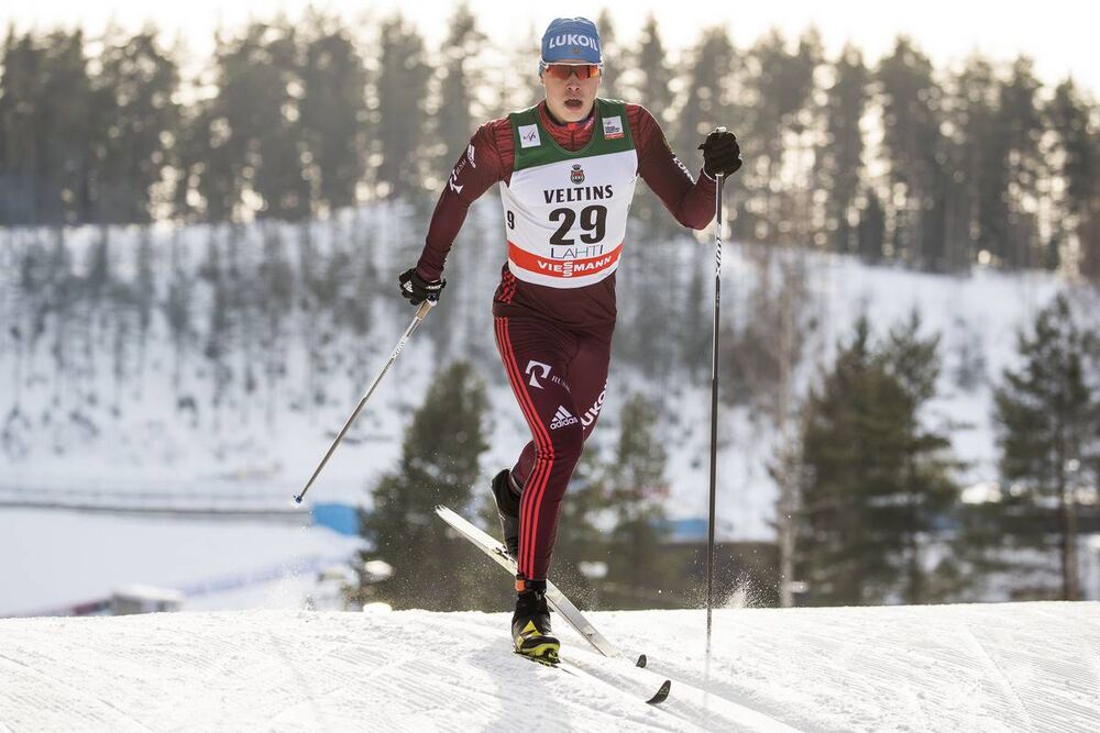 04.03.2018, Lahti, Finland (FIN):Ivan Yakimushkin (RUS) - FIS world cup cross-country, 15km men, Lahti (FIN). www.nordicfocus.com. © Modica/NordicFocus. Every downloaded picture is fee-liable.