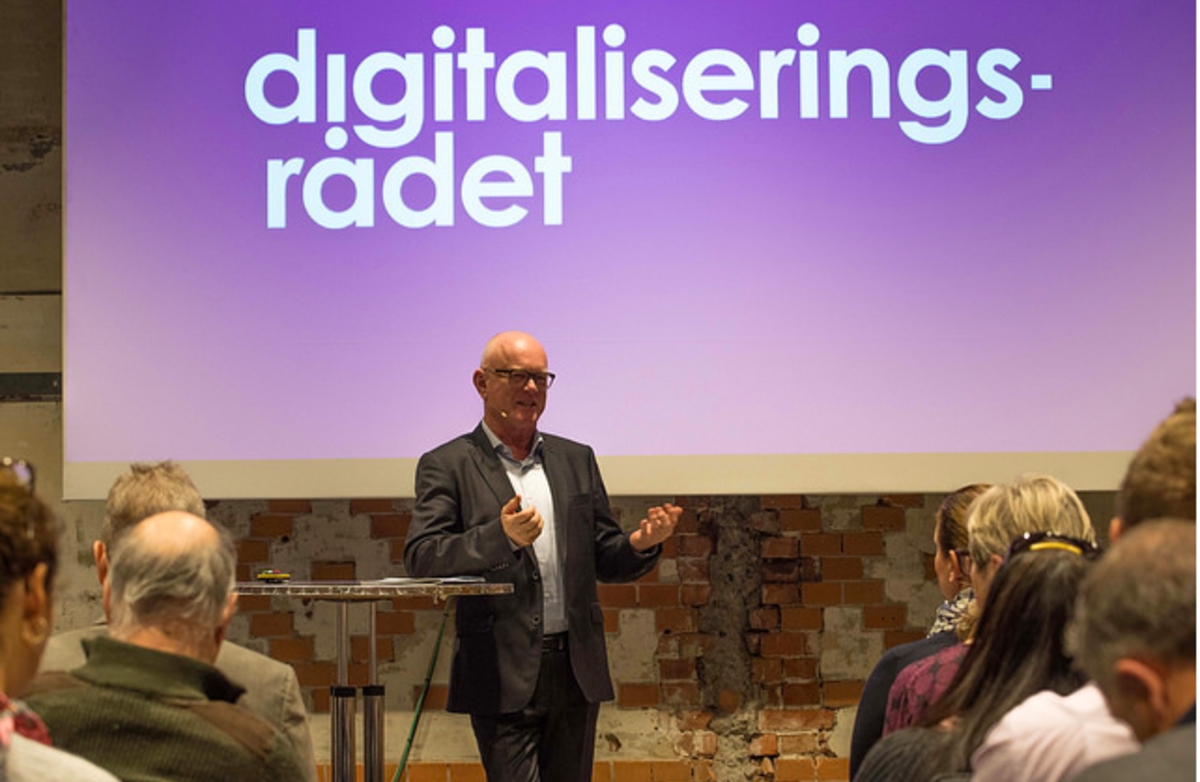 Svein Kristensen, leder av digitaliseringsrådet: Foto: Difi.