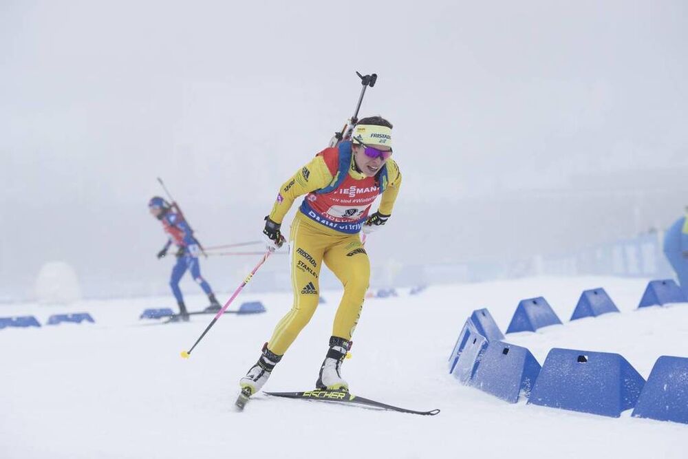 07.01.2018, Oberhof, Germany (GER):Elisabeth Hoegberg (SWE) -  IBU world cup biathlon, relay women, Oberhof (GER). www.nordicfocus.com. © Manzoni/NordicFocus. Every downloaded picture is fee-liable.