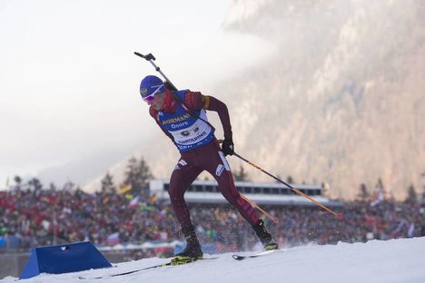 NordicFocus 12.01.2018, Ruhpolding, Germany (GER):Anton Babikov (RUS) - IBU world cup biathlon, relay men, Ruhpolding (GER). www.nordicfocus.com. © Manzoni/NordicFocus. Every downloaded picture is fee-liable.