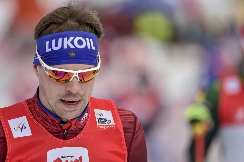 28.01.2018, Seefeld, Austria (AUT):Sergey Ustiugov (RUS) - FIS world cup cross-country, mass men, Seefeld (AUT). www.nordicfocus.com. © Thibaut/NordicFocus. Every downloaded picture is fee-liable.