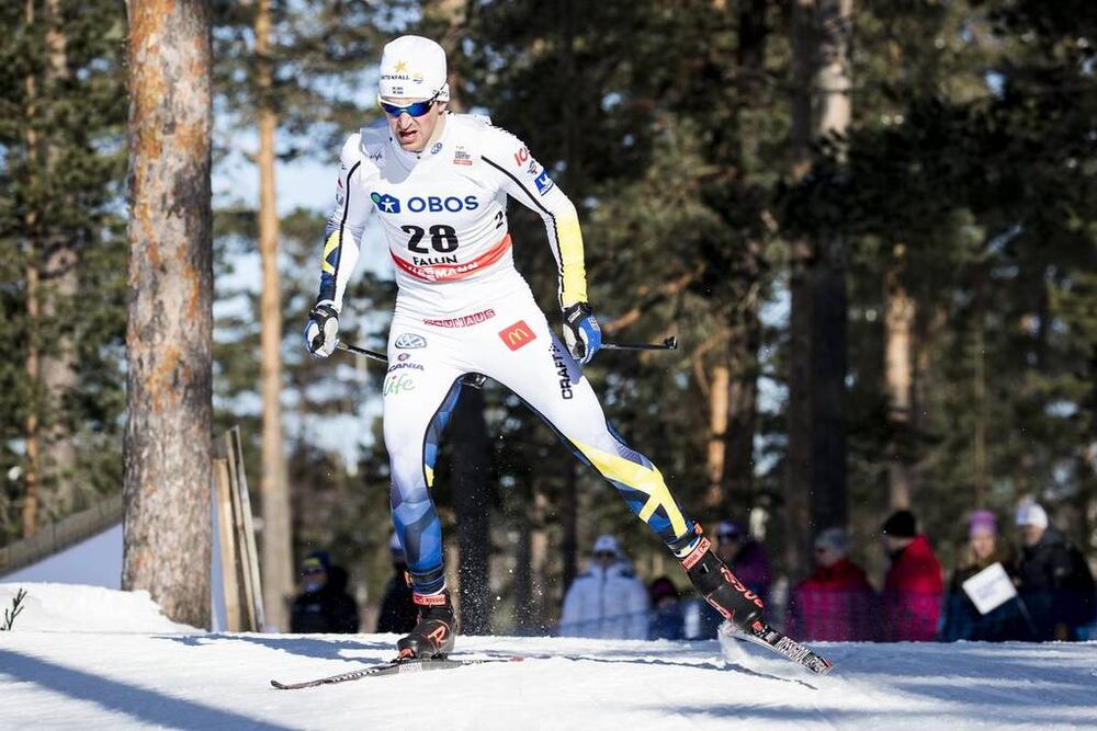 16.03.2018, Falun Sweden (SWE):Teodor Peterson (SWE) - FIS world cup cross-country, individual sprint, Falun (SWE). www.nordicfocus.com. © Modica/NordicFocus. Every downloaded picture is fee-liable.