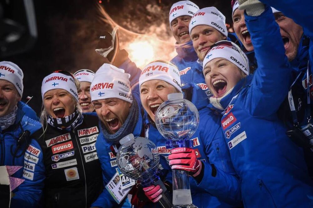 25.03.2018, Tyumen, Russia (RUS):Kaisa Makarainen (FIN) - IBU world cup biathlon, cups, Tyumen (RUS). www.nordicfocus.com. © Tumashov/NordicFocus. Every downloaded picture is fee-liable.