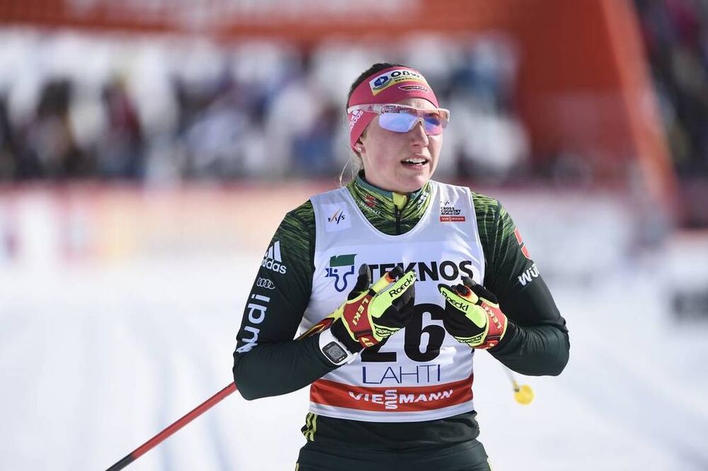04.03.2018, Lahti, Finland (FIN):Antonia Fraebel (GER) - FIS world cup cross-country, 10km women, Lahti (FIN). www.nordicfocus.com. © Thibaut/NordicFocus. Every downloaded picture is fee-liable.