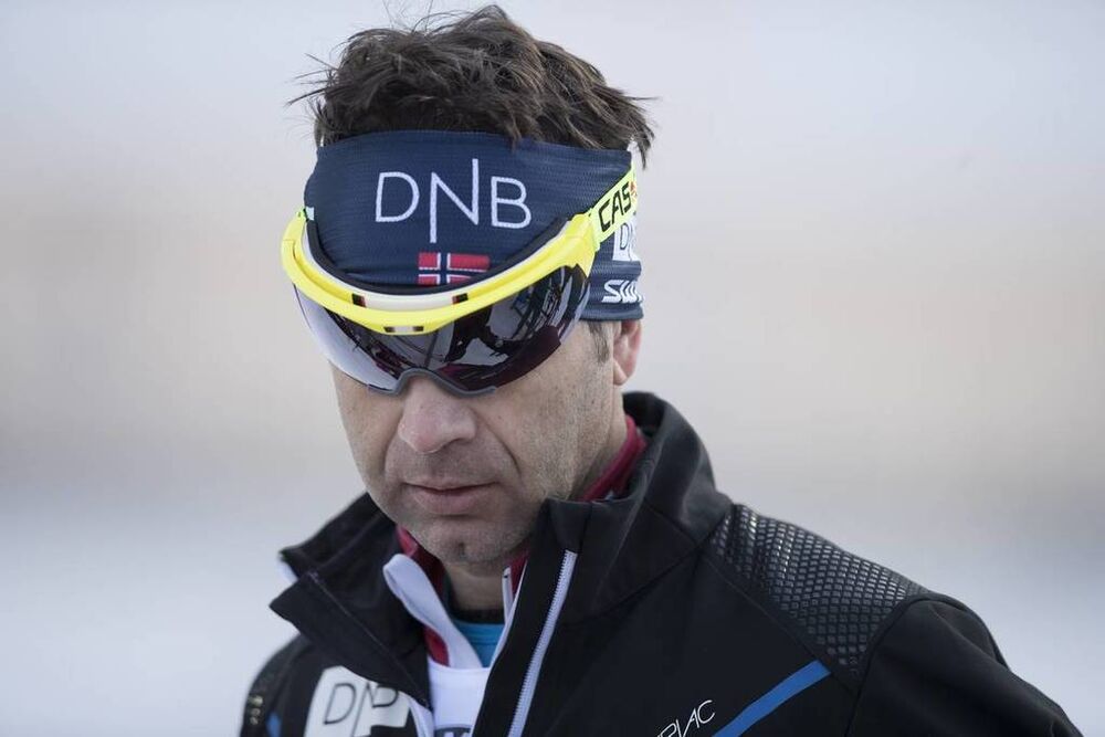 10.01.2018, Ruhpolding, Germany (GER):Ole Einar Bjoerndalen (NOR) -  IBU world cup biathlon, individual men, Ruhpolding (GER). www.nordicfocus.com. © Manzoni/NordicFocus. Every downloaded picture is fee-liable.