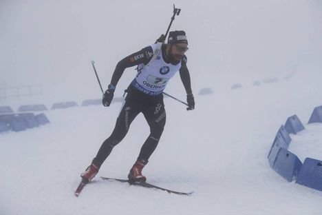 NordicFocus 07.01.2018, Oberhof, Germany (GER):Benjamin Weger (SUI) - IBU world cup biathlon, relay men, Oberhof (GER). www.nordicfocus.com. © Manzoni/NordicFocus. Every downloaded picture is fee-liable.