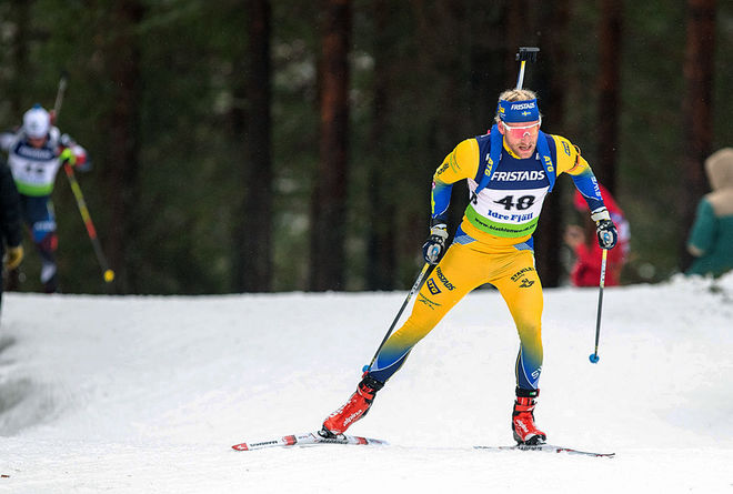 TORSTEIN STENERSEN var bäste svensk i lördagens sprint i IBU-cupen i Idre. Foto: PER DANIELSSON