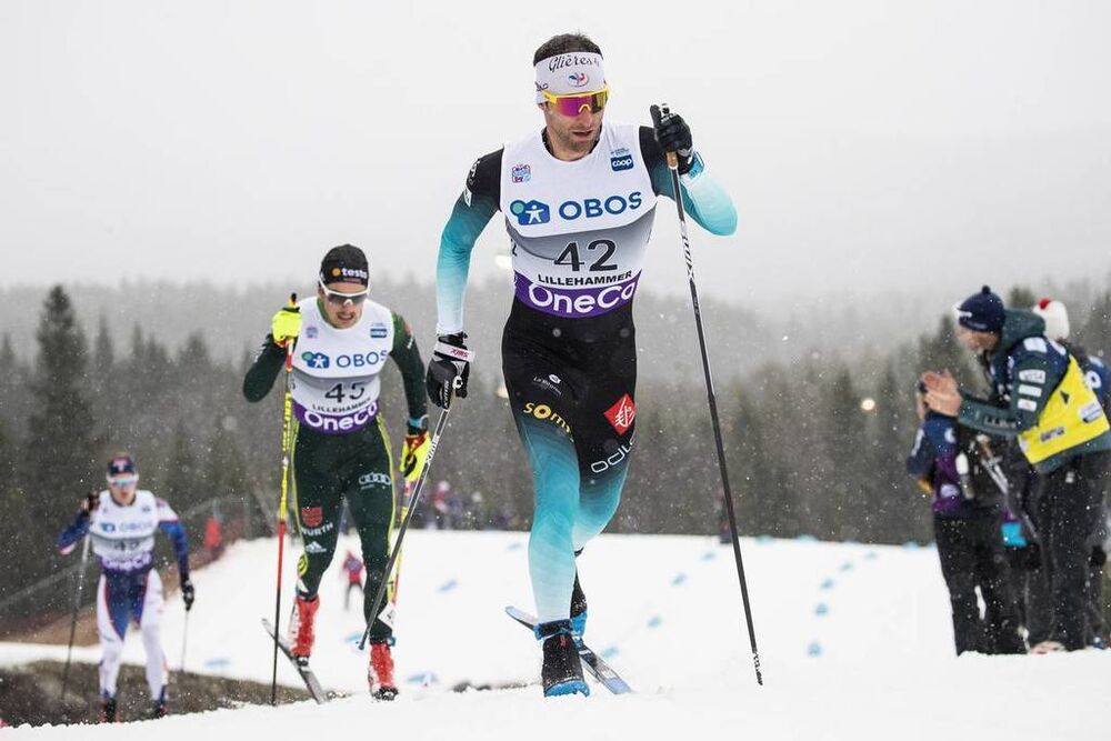02.12.2018, Lillehammer, Norway (NOR):Jean Marc Gaillard (FRA) - FIS world cup cross-country, pursuit men, Lillehammer (NOR). www.nordicfocus.com. © Modica/NordicFocus. Every downloaded picture is fee-liable.