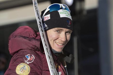 NordicFocus 22.01.2017, Antholz, Italy (ITA):Anais Bescond (FRA) - IBU world cup biathlon, relay women, Antholz (ITA). www.nordicfocus.com. © Manzoni/NordicFocus. Every downloaded picture is fee-liable.