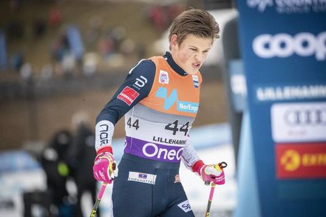 NordicFocus 02.12.2018, Lillehammer, Norway (NOR):Johannes Hoesflot Klaebo (NOR) - FIS world cup cross-country, pursuit men, Lillehammer (NOR). www.nordicfocus.com. © Modica/NordicFocus. Every downloaded picture is fee-liable.