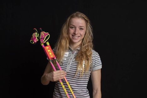 NordicFocus 03.12.2018, Pokljuka, Slovenia (SLO):Marketa Davidova (CZE) - IBU world cup biathlon, photoshooting, Pokljuka (SLO). www.nordicfocus.com. © Manzoni/NordicFocus. Every downloaded picture is fee-liable.