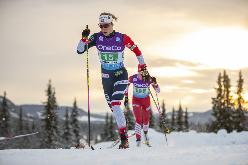 09.12.2018, Beitostolen, Norway (NOR):Astrid Uhrenholdt Jacobsen (NOR) - FIS world cup cross-country, 4x5km women, Beitostolen (NOR). www.nordicfocus.com. © Modica/NordicFocus. Every downloaded picture is fee-liable.