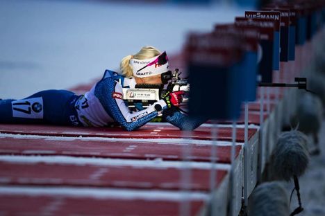 NordicFocus 08.12.2018, Pokljuka, Slovenia (SLO):Kaisa Makarainen (FIN) - IBU world cup biathlon, sprint women, Pokljuka (SLO). www.nordicfocus.com. © Manzoni/NordicFocus. Every downloaded picture is fee-liable.