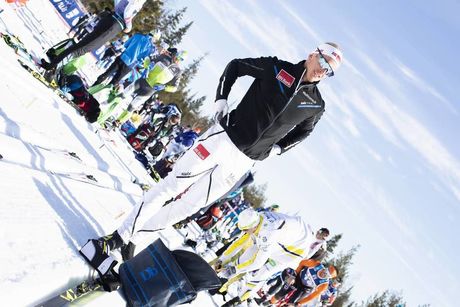 NordicFocus 14.04.2018, Levi, Finland (FIN):Oskar Kardin (SWE) - Visma Ski Classics Yllaes-Levi, Levi (FIN). www.nordicfocus.com. © Manzoni/NordicFocus. Every downloaded picture is fee-liable.