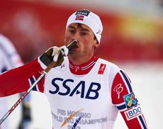 NordicFocus 27.02.2015, Falun, Sweden (SWE): Petter Northug (NOR)- FIS nordic world ski championships, cross-country, 4x10km men, Falun (SWE). www.nordicfocus.com. © NordicFocus. Every downloaded picture is fee-liable.