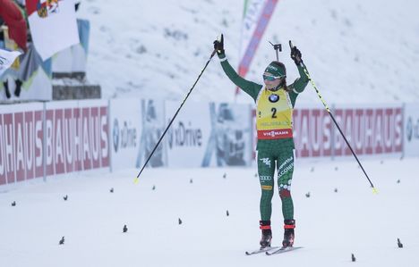 NordicFocus 09.12.2018, Pokljuka, Slovenia (SLO):Dorothea Wierer (ITA) - IBU world cup biathlon, pursuit women, Pokljuka (SLO). www.nordicfocus.com. © Manzoni/NordicFocus. Every downloaded picture is fee-liable.