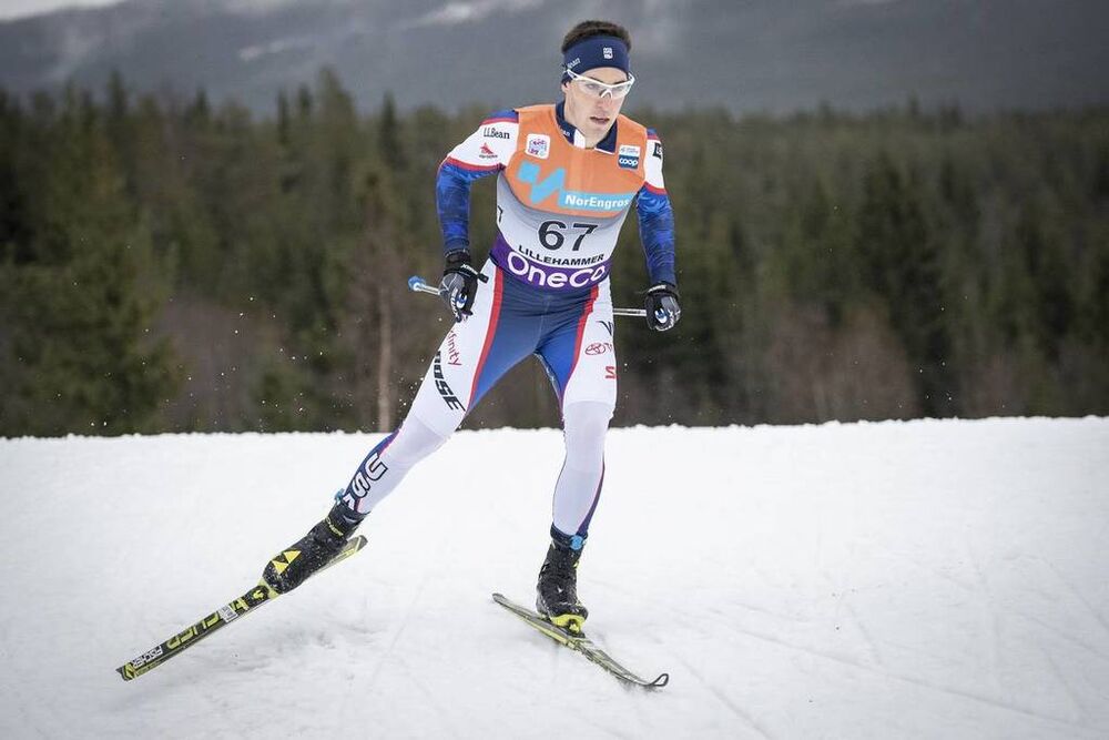 02.12.2018, Lillehammer, Norway (NOR):Patrick Caldwell (USA) - FIS world cup cross-country, pursuit men, Lillehammer (NOR). www.nordicfocus.com. © Modica/NordicFocus. Every downloaded picture is fee-liable.