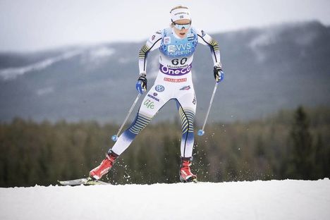 NordicFocus 01.12.2018, Lillehammer, Norway (NOR):Stina Nilsson (SWE) - FIS world cup cross-country, pursuit women, Lillehammer (NOR). www.nordicfocus.com. © Modica/NordicFocus. Every downloaded picture is fee-liable.