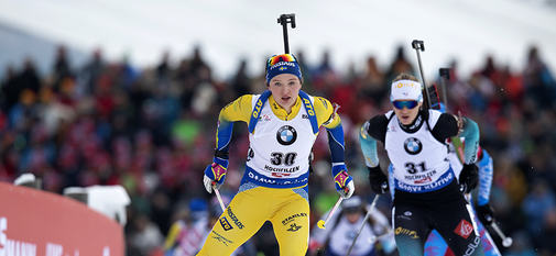 15.12.2018, Hochfilzen, Austria (AUT):Linn Persson (SWE) - IBU world cup biathlon, pursuit women, Hochfilzen (AUT). www.nordicfocus.com. © Manzoni/NordicFocus. Every downloaded picture is fee-liable.