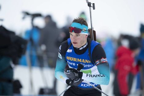 NordicFocus 16.12.2018, Hochfilzen, Austria (AUT):Emilien Jacquelin (FRA) - IBU world cup biathlon, relay men, Hochfilzen (AUT). www.nordicfocus.com. © Manzoni/NordicFocus. Every downloaded picture is fee-liable.
