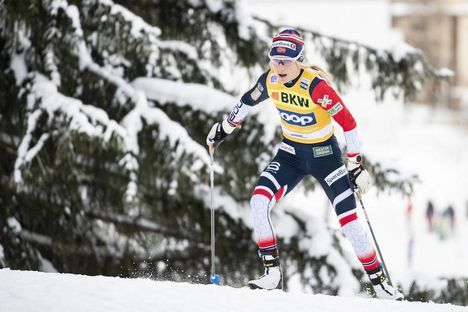 NordicFocus 16.12.2018, Davos, Switzerland (SUI):Therese Johaug (NOR) - FIS world cup cross-country, 10km women, Davos (SUI). www.nordicfocus.com. © Modica/NordicFocus. Every downloaded picture is fee-liable.