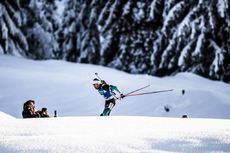 NordicFocus 15.12.2018, Hochfilzen, Austria (AUT):Martin Fourcade (FRA) - IBU world cup biathlon, pursuit men, Hochfilzen (AUT). www.nordicfocus.com. © Manzoni/NordicFocus. Every downloaded picture is fee-liable.