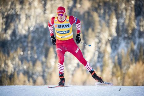 NordicFocus 15.12.2018, Davos, Switzerland (SUI):Alexander Bolshunov (RUS) - FIS world cup cross-country, individual sprint, Davos (SUI). www.nordicfocus.com. © Modica/NordicFocus. Every downloaded picture is fee-liable.