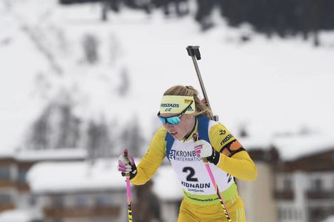 NordicFocus 26.01.2018, Ridnaun, Italy (ITA):Felicia Lindqvist (SWE) - IBU Open European championships biathlon, sprint women, Ridnaun (ITA). www.nordicfocus.com. © Manzoni/NordicFocus. Every downloaded picture is fee-liable.