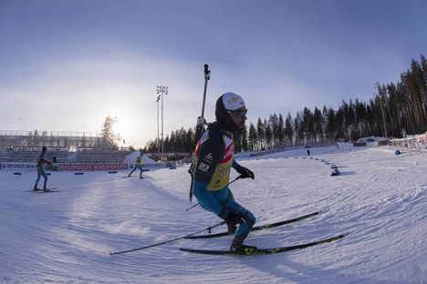 NordicFocus 07.03.2018, Kontiolahti, Finland (FIN):Simon Fourcade (FRA) - IBU world cup biathlon, training, Kontiolahti (FIN). www.nordicfocus.com. © Manzoni/NordicFocus. Every downloaded picture is fee-liable.