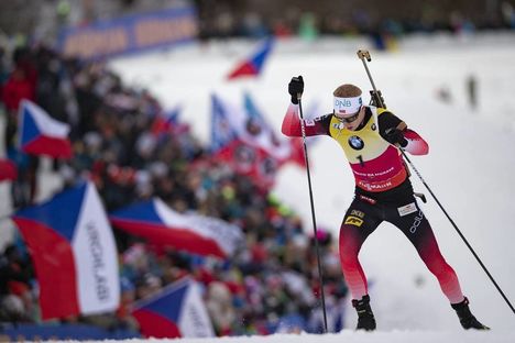 NordicFocus 22.12.2018, Nove Mesto, Czech Republic (CZE):Johannes Thingnes Boe (NOR) - IBU world cup biathlon, pursuit men, Nove Mesto (CZE). www.nordicfocus.com. © Manzoni/NordicFocus. Every downloaded picture is fee-liable.