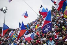 NordicFocus 23.12.2018, Nove Mesto, Czech Republic (CZE):Event Feature: Czech fans - IBU world cup biathlon, mass men, Nove Mesto (CZE). www.nordicfocus.com. © Manzoni/NordicFocus. Every downloaded picture is fee-liable.