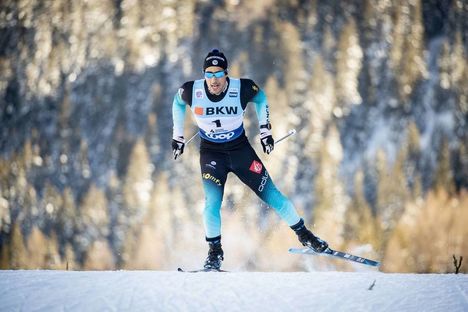 NordicFocus 15.12.2018, Davos, Switzerland (SUI):Richard Jouve (FRA) - FIS world cup cross-country, individual sprint, Davos (SUI). www.nordicfocus.com. © Modica/NordicFocus. Every downloaded picture is fee-liable.