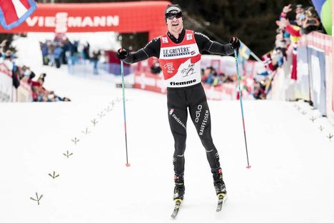 NordicFocus 07.01.2018, Val di Fiemme, Italy (ITA):Dario Cologna (SUI) - FIS world cup cross-country, tour de ski, final climb men, Val di Fiemme (ITA). www.nordicfocus.com. © Modica/NordicFocus. Every downloaded picture is fee-liable.