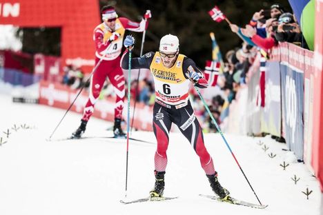 NordicFocus 07.01.2018, Val di Fiemme, Italy (ITA):Martin Johnsrud Sundby (NOR) - FIS world cup cross-country, tour de ski, final climb men, Val di Fiemme (ITA). www.nordicfocus.com. © Modica/NordicFocus. Every downloaded picture is fee-liable.