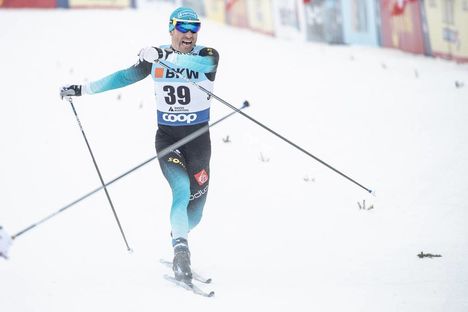 NordicFocus 16.12.2018, Davos, Switzerland (SUI):Maurice Manificat (FRA) - FIS world cup cross-country, 15km men, Davos (SUI). www.nordicfocus.com. © Modica/NordicFocus. Every downloaded picture is fee-liable.